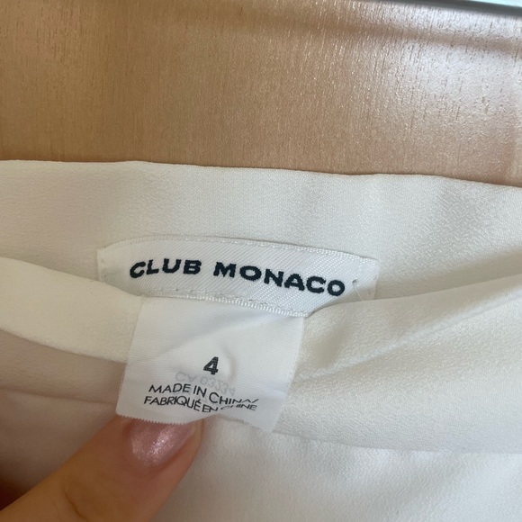 Club Monaco - White Asymmetrical Skirt - Picture 3 of 5